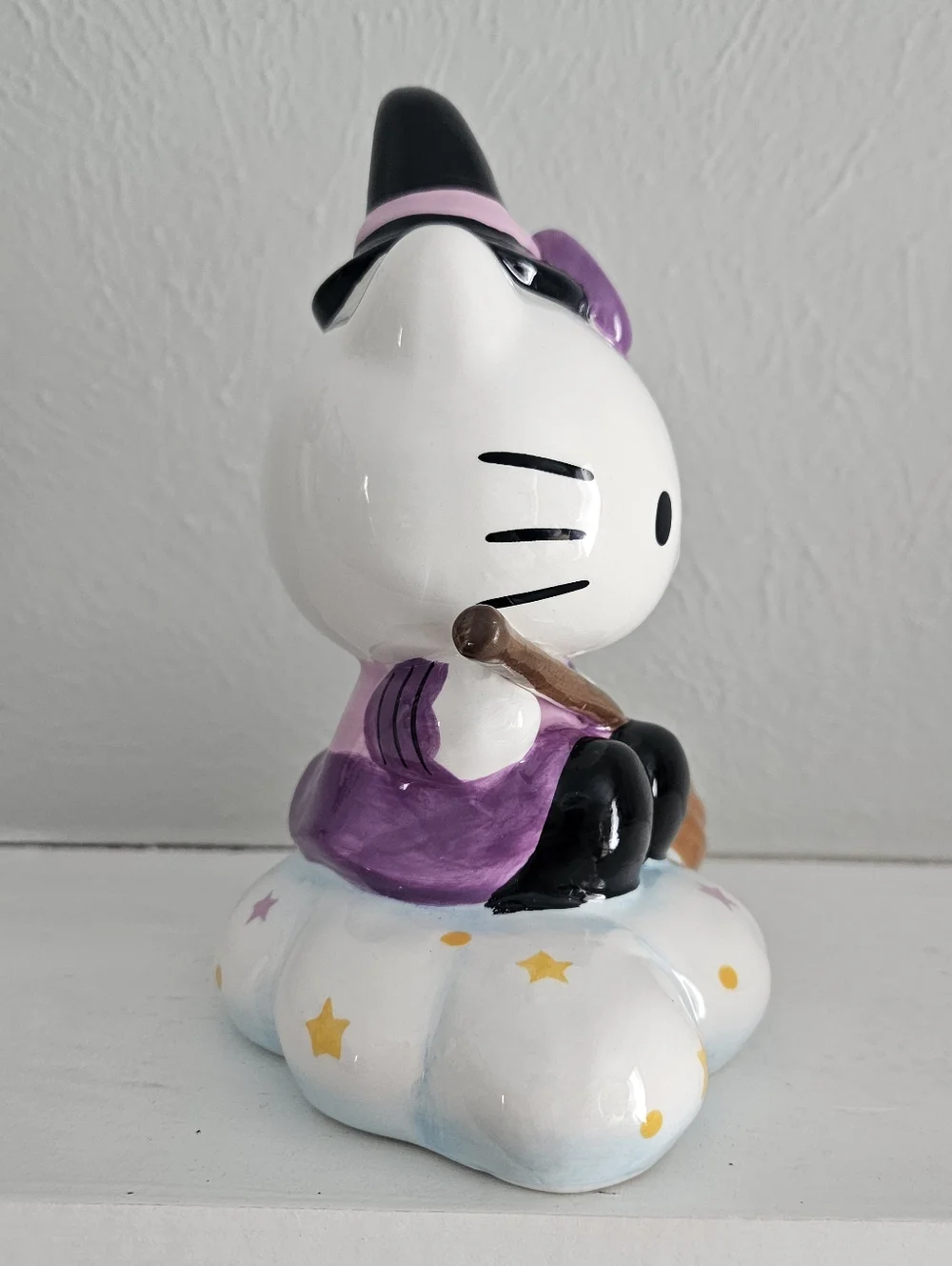 NWOT Blue Sky Clayworks X Hello Kitty & Friends- Hello Kitty Flying Witch Figure - Picture 2 of 5